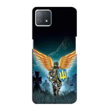 Чехлы с картинкой ЗСУ для Oppo a73 (5G) (AlphaPrint) (Солдат ЗСУ)
