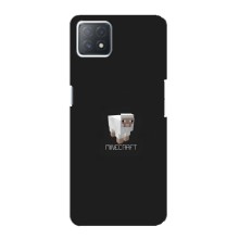 Чехол Майнкрафт на Oppo a73 (5G) (AlphaPrint) Minecraft (Овечка Майнкрафт)