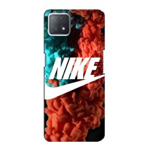 Чехол для Oppo a73 (5G) - с принтом Найк (AlphaPrint) (Дымчатый найк)
