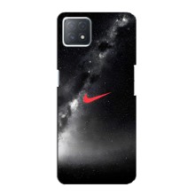 Чехол для Oppo a73 (5G) - с принтом Найк (AlphaPrint) (Найк красный)