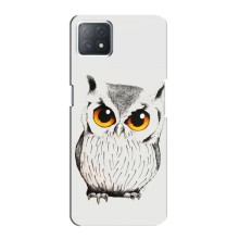 Чехол с птицами на Oppo a73 (5G) (VPrint) (Милая Сова)