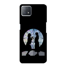 Чехлы Венсдей на Oppo a73 (5G) Уэнсдей (AlphaPrint) (комната Уэнздей)