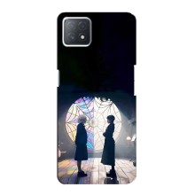 Чехлы Венсдей на Oppo a73 (5G) Уэнсдей (AlphaPrint) (Уэнздей и Инид)