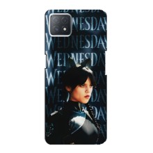 Чехлы Венсдей на Oppo a73 (5G) Уэнсдей (AlphaPrint) (Уэнздей кошка)