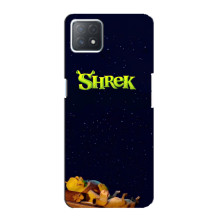 Чехол с мультфильмом Шрек на Oppo a73 (5G) – Шрек лого