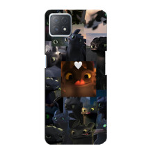 Чехол как приручить дракона на Oppo a73 (5G) (Дракон коллаж)