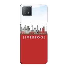Чехол с картинкой ФК Ливерпуль на Оппо А73 5Джи (Город Liverpool)