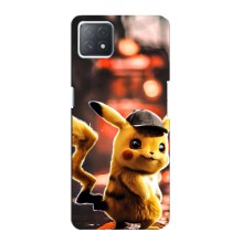Чехол с Пикачу на Oppo a73 (5G) (Милый Пикачу)