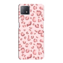 Чехол с розовым рисунком для Oppo a73 (5G) (Розовый леопард)