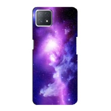 Космические Чехлы для Оппо А73 5Джи (VPrint) (Галактика)