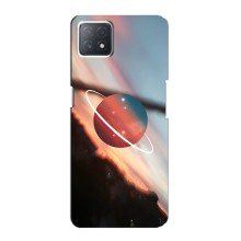 Космические Чехлы для Оппо А73 5Джи (VPrint) (Сатурн)