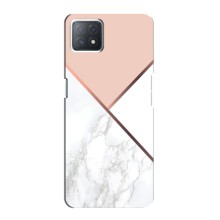 Мраморный чехол на Oppo a73 (5G) (VPrint) (Тройной мрамор)