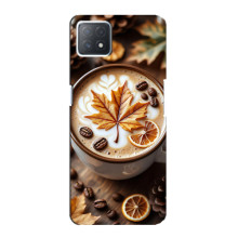 Чехол с уникальным дизайном «Осень с кофе» для Oppo a73 (5G) – Пряный кофе