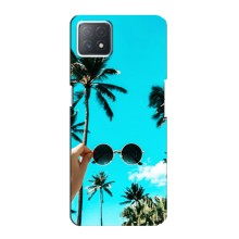 Силиконовый чехол с КАРТИНКАМИ лето для Oppo a73 (5G) (AlphaPrint) (Взгляд лето)