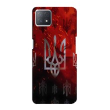 Украинские Чехлы для Oppo a73 (5G) с картинкой УПА (AlphaPrint) (ГЕРБ УПА)