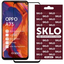 Захисне скло SKLO 3D для Oppo A73 (Чорний)