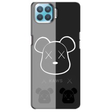 Чохли для Oppo A73 - Bearbrick Louis Vuitton (PREMIUMPrint) (БеарБрік очі)