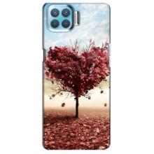 Чехлы для любимой на OPPO Á73 (VPrint) (Дерево серце)