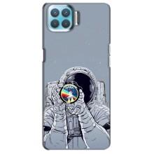 Чохол NASA для Oppo A73 (AlphaPrint) (Космонавт фото)