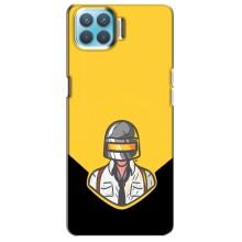 Чеjхол PUBG для OPPO Á73 (AlphaPrint) (Пабг в шоломі)