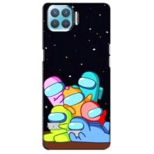 Чохли Амонг Ас для Oppo A73 (AlphaPrint) (Скіни в космосі)