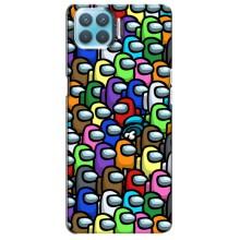 Чохли Амонг Ас для Oppo A73 (AlphaPrint) (Убитий)