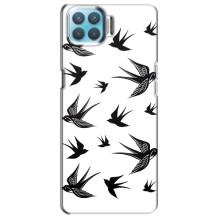 Чохол з пташками на Oppo A73 (VPrint) (Ластівки)