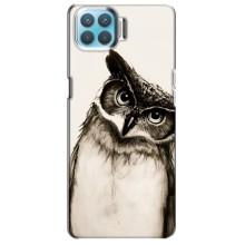 Чохол з пташками на Oppo A73 (VPrint) (Сова)