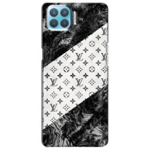 Чохол Стиль Louis Vuitton на Oppo A73 (LV на білому)