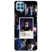 Чохли Венсдей на Oppo A73 Уенсдей (AlphaPrint) (колаж Венздей)
