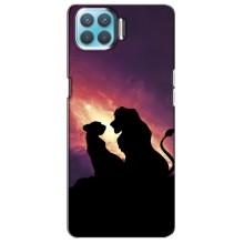 Чехол Король лев на Оппо А73 (Симба и Налу)