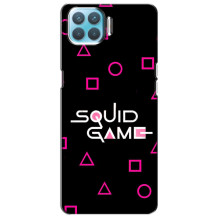 Чехол Гра в кальмара для Oppo A73 – Логотип игры кальмара