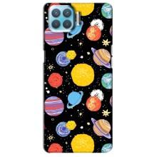 Космічні Чохли для OPPO Á73 (VPrint) (Намальовані планети)