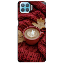 Чохол з унікальним дизайном 'Осінь з кавою' для Oppo A73 – Кава на ковдрі