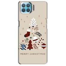 Рождественские Чехлы для Oppo A73 (VPrint) (Merry Christmas)