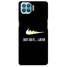 Силиконовый Чехол на Oppo A73 с картинкой Nike – Later