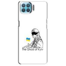 Захисні чохли (Призрак Киева) для Oppo A73 (AlphaPrint) (Льотчик Києва)