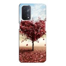 Чехлы для любимой на OPPO a74 (5G) (VPrint) (Дерево серце)
