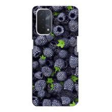 Чехлы с Фруктами для Oppo a74 (5G) (VPrint) (Ежевика)