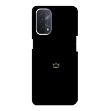 Чехол (Корона на чёрном фоне) для Оппо А74 (5G) (Мини корона)
