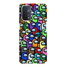 Чохли Амонг Ас для Oppo a74 (5G) (AlphaPrint) (Убитий)