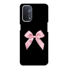 Чехол банты для Oppo a74 (5G) – Бант на черном