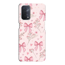 Чехол банты для Oppo a74 (5G) – Банты с цветами