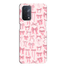 Чехол банты для Oppo a74 (5G) – Фон бантики