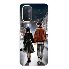 Чохол з дизайном Венздей 2 на Oppo a74 (5G) – Венздей і Тайлер