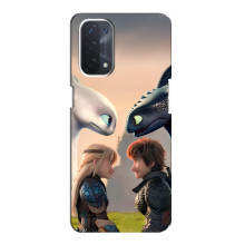 Чехол как приручить дракона на Oppo a74 (5G) (Гикавка и Астрид)