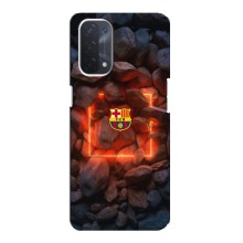 Чехол с картинкой ФК Барселона на Оппо А74 (5G)