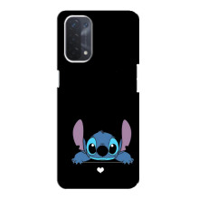 Чохол з принтом Стіч на Oppo a74 (5G) – Стіч на чорному