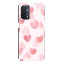 Чехол с розовым рисунком для Oppo a74 (5G)