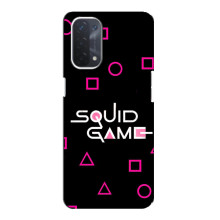 Чехол Гра в кальмара для Oppo a74 (5G) – Логотип игры кальмара